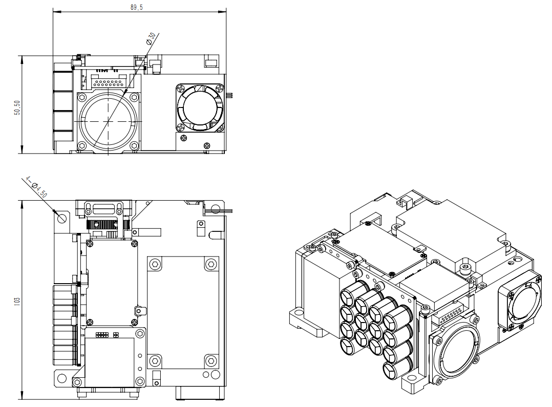 SF-GXZ40型激光测照器（20mj到160mj均可定制）